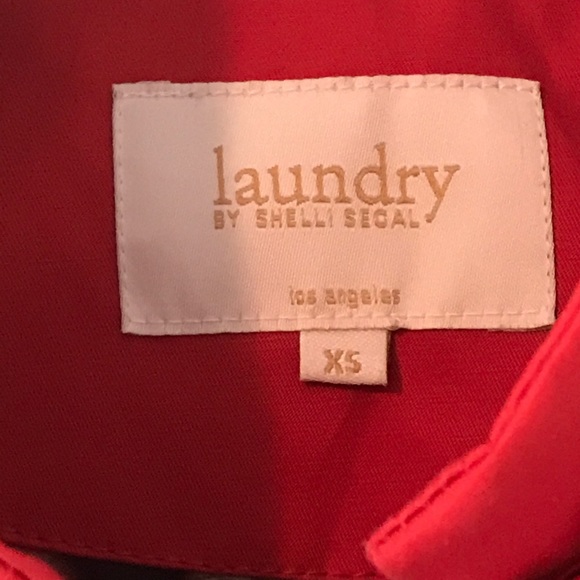 Laundry by Shelli Segal Red Jacket with hood XS - Picture 7 of 10